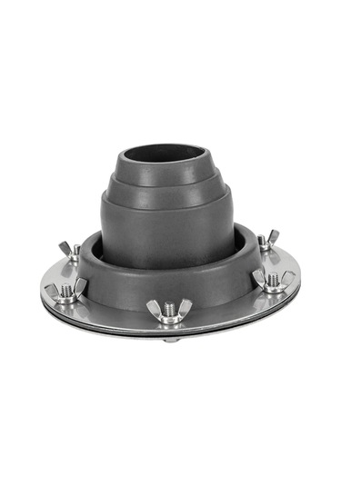 Homyl Çadır Için Soba Krikosu Esnek Çatı Tipi Seyahat Gri Gri