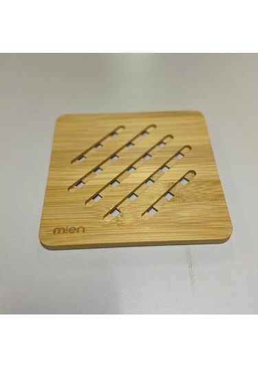 Bambu Nihale Tencere Ve Çaydanlık Altlığı Açık Sarı