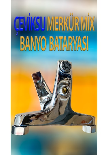Merkür Mix Model Banyo Bataryası Krom
