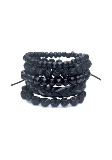 Omark Cotton Mix Bileklik No2 Siyah