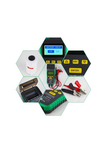 Duoyı Dy2015C Termal Yazıcılı Otomotiv Akü Sistemi Test Cihazı 24 N11.31