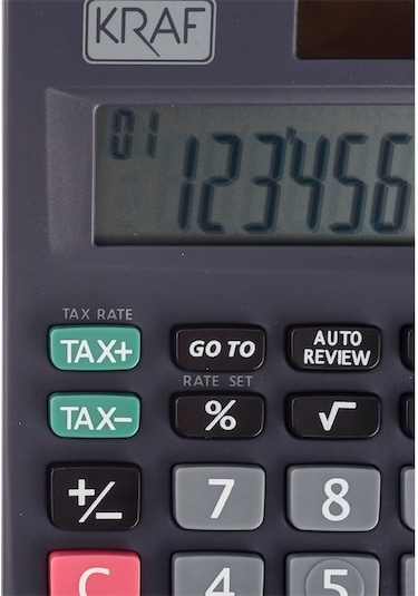 Kraf Tax Hm-115 Hesap Makinesi Masaüstü 12 Hane