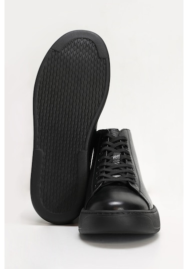 Lufian Aden Erkek Deri Ayakkabı Siyah 112230189100100