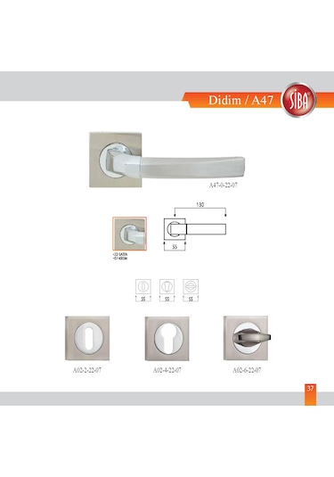 Siba Rozetli Kapı Kolu- Milas, Saros, Assos, Didim, Efes