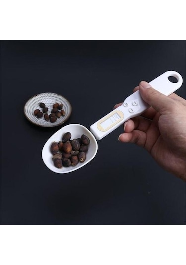 Siyah Büyük Mutfak Terazisi Sıhhi Çok Fonksiyonlu Plastik Mini Dijital Kaşık Ölçeği