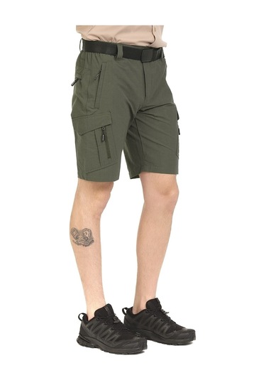 Q&Steinbock Truva Erkek Şort Haki