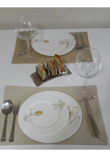 Amerikan Servis Manhatten Plain 32 x 45 Cm Açık Kahverengi - 2'li Açık Kahverengi