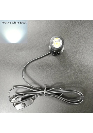 Willowhaven Aosuı Mini Usb Led Spot Işığı Siyah Beyaz Işık İç Mekan Aydınlatma Siyah - Beyaz İşık