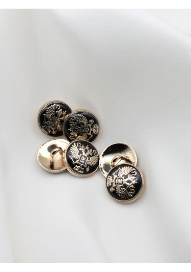 The New Button Arma Baskılı Metal Düğmeler 15 Mm 6 Adet. 280619357