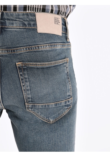 Colins 041 Danny Slim Fit Düşük Bel Düz Paça Erkek Jean Pantolon Cl1065241 001