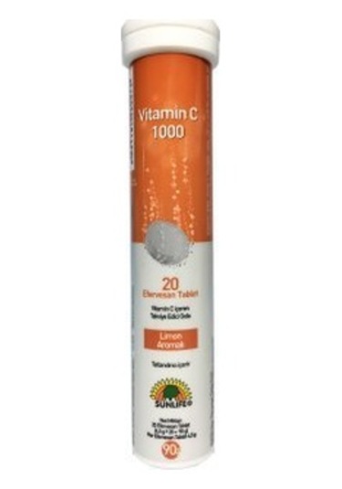 Sunlife Vitamin C 1000 MG 20 Efervesan Tablet
