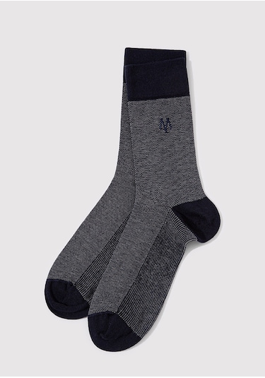 Mavi - Baskılı Lacivert Soket Çorap 091760-28417 Lacivert (319697761) Lacivert