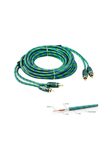 For-X Anfi Kablo 2Rca 2Rca 5 Metre Bakır X-1122G