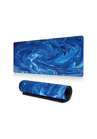 Cbtx 400 900 3mm Soyut Desenli Büyük Mouse Pad Kaymaz Kauçuk Masaüstü Mat - Pattern-31