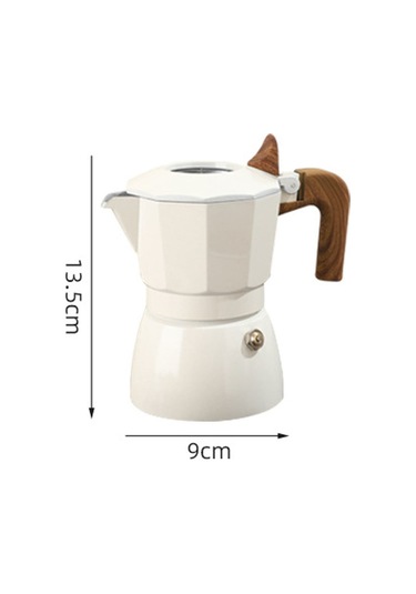 Sones 100 Ml Çift Vanalı Mocha Pot Espresso Makinesi Açık Hava Kahve Demleme Potu Çıkarma Aracı