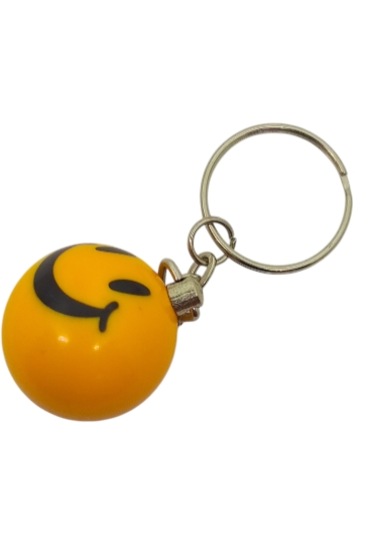 Bilardo Topu Malzemesinden Emoji Anahtarlık