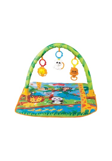 Babies Baby Play Neşeli Dostlar 63X80 Cm Çıngıraklı Oyun Halısı