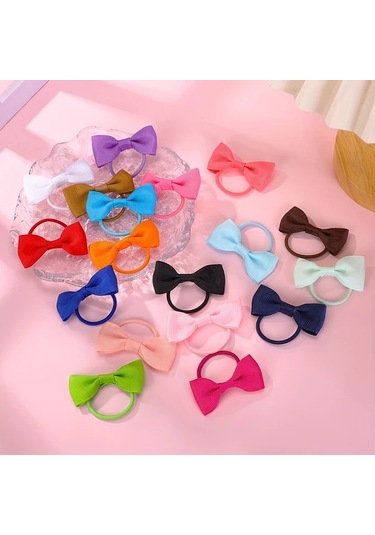 Willowhaven Genç Kızlar İçin 10'lu Paket Kurdeleli Saç Lastiği - Yumuşak Ve Kaymaz A-kahverengi A-kahverengi