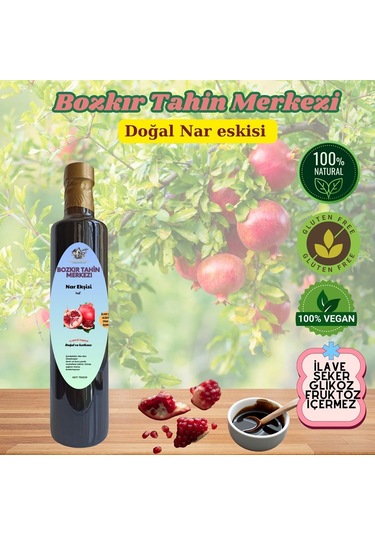 Bozkır Tahin Merkezi Saf Doğal Nar Ekşisi 700 G
