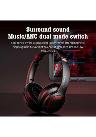 Lenovo ThinkPlus TH40 HiFi Ses Kablosuz Bluetooth Kulaklık
