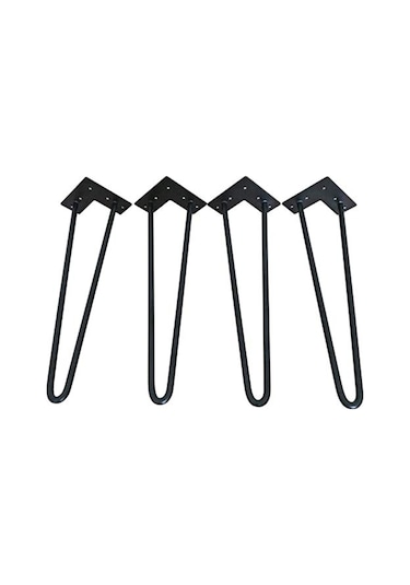 İlgitrafik Metal Firkete Ayak Masa Orta Sehpa Zigon Sehpa Kütük Ayak 4 Adet (345608842)