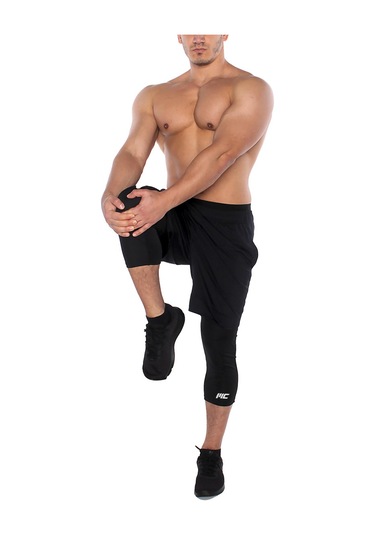 Musclecloth Training Erkek 3/4 Tayt Siyah SiYAH