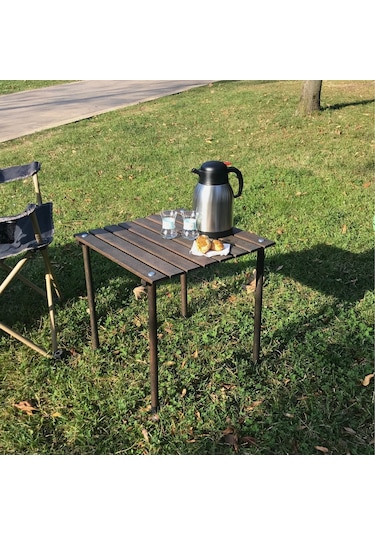 Bag The Joy Ahşap Masa Sandalye Seti Antrasit-lacivert-50 50 50cm Kahverengi - Lacivert