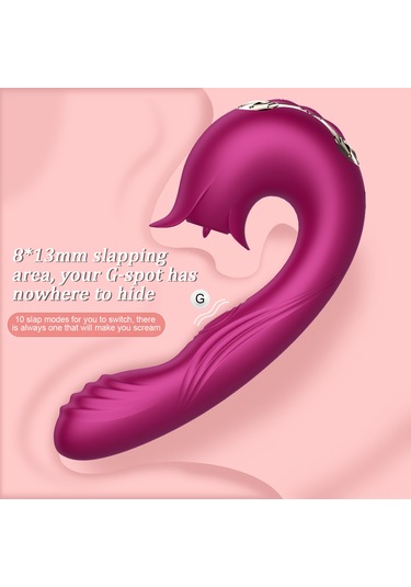 Ruicoo Kadınlar İçin 7 Dilli Titreşimli Masaj Aleti, 10 Vuruşlu Ve Ipx7 Su Geçirmez, G-noktası Uyarıcı, 300mah Şarjlı Çok Renkli