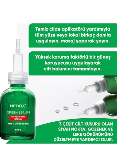 Nedox Probio-Bha Leke Karşıtı Green Serum 60 ML