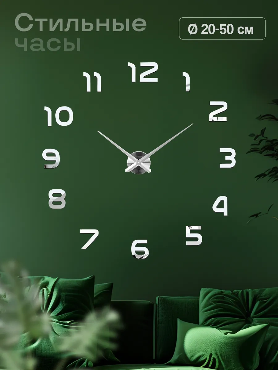 Casy Market Mutfak İçin Dekoratif Rakamlı Duvar Saati 257017912 Beyaz