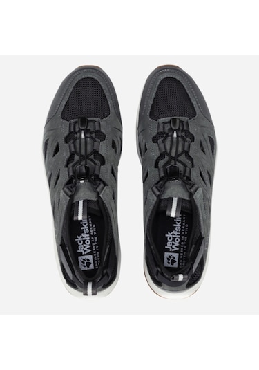 Jack Wolfskin 4051301 6945 Woodland 2 Hybrıd Low M Erkek Sandalet Yeşil Beyaz Beyaz - Yeşil