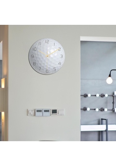 Pazly Yuvarlak Topu Suntek Spor Sessiz Saati Golf Golf Geçmeyen Duvar 12 '' Yj Çok Renkli