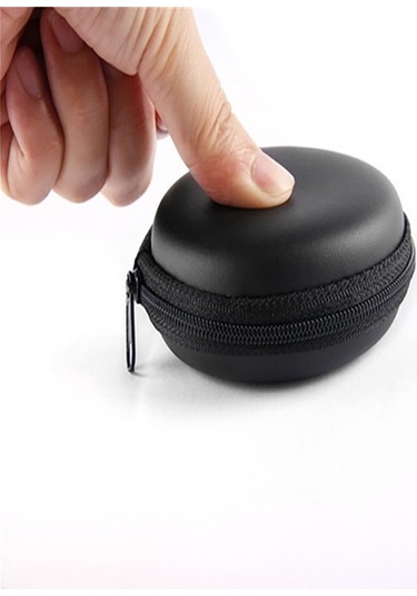 Createtech Kulaklık & Bozuk Para Çantası - Hafıza Kartı & Usb Düzenleyici - Çok Amaçlı Saklama Alanı Bej Bej