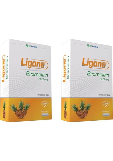 Ligone Bromelain 500 Mg 2 x 60 Kapsül
