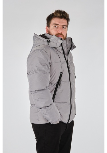 Rugu Gri Erkek Mont P9227 Gri