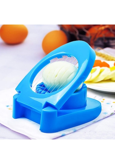 Yumurta Dilimleme Aparatı Pratik Yumurta Dilimleme Kesme Aleti Çok Renkli