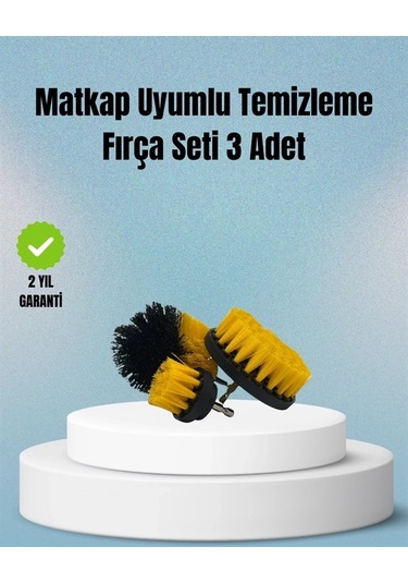 Bfs Matkap Uyumlu Temizlik Fırçası Kablolu Ve Akülü Matkaplarla Kullanılabilir