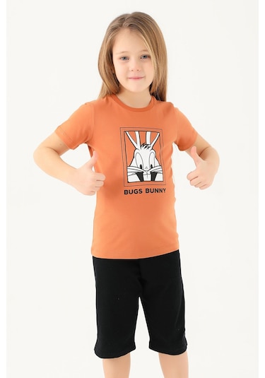 Looney Tunes L1589-2 Çocuk  Kehribar Tişört