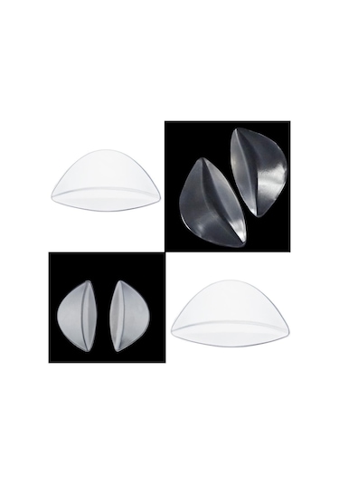 Silikon Ark Destek Şeffaf İçe Basma Engelleme Düz Taban Önleyici