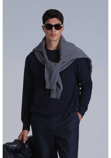 Lufian Erkek Kazak 112090128 Lacivert Lacivert