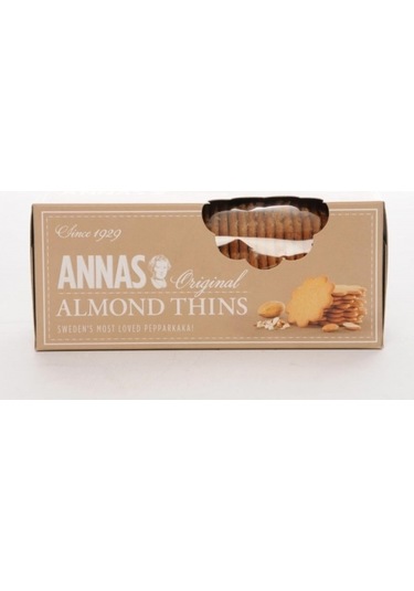 Annas Orginal Almond Thins Bademli Bisküvi-kurabiye 150 Gr