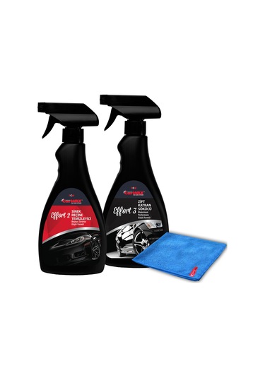 Carwax 2'Li Set Effort 2 & Effort 3 Mikrofiber Bez