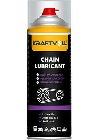 Kraft Zincir Yağlama Sprey 400 ML 1 Adet