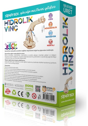 Stemist Box Hidrolik Vinç - Stem Eğitim Kiti