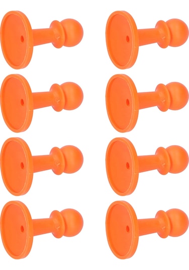 Xindoker Kamp Çadırı Fırtına Koruyucu Üst Kapak, Anti-statik Isolasyonlu Tpr Malzeme, 8 Adet Turuncu, 6mm Delik Çapı, Çadır Stabiliyeti Ve Ömrünü Uzatır Diğer