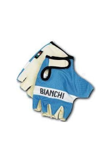 Bianchi Bisiklet Eldiveni Classıc Mavi - Beyaz L