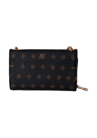 ARMİNE Baskılı Mini Çanta C14 Siyah