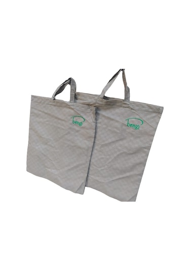 Pazar Çanta Döşemelik Kumaş Kareli Desen El Yapımı 30 kg Taşıma Kapasite 2 Adet