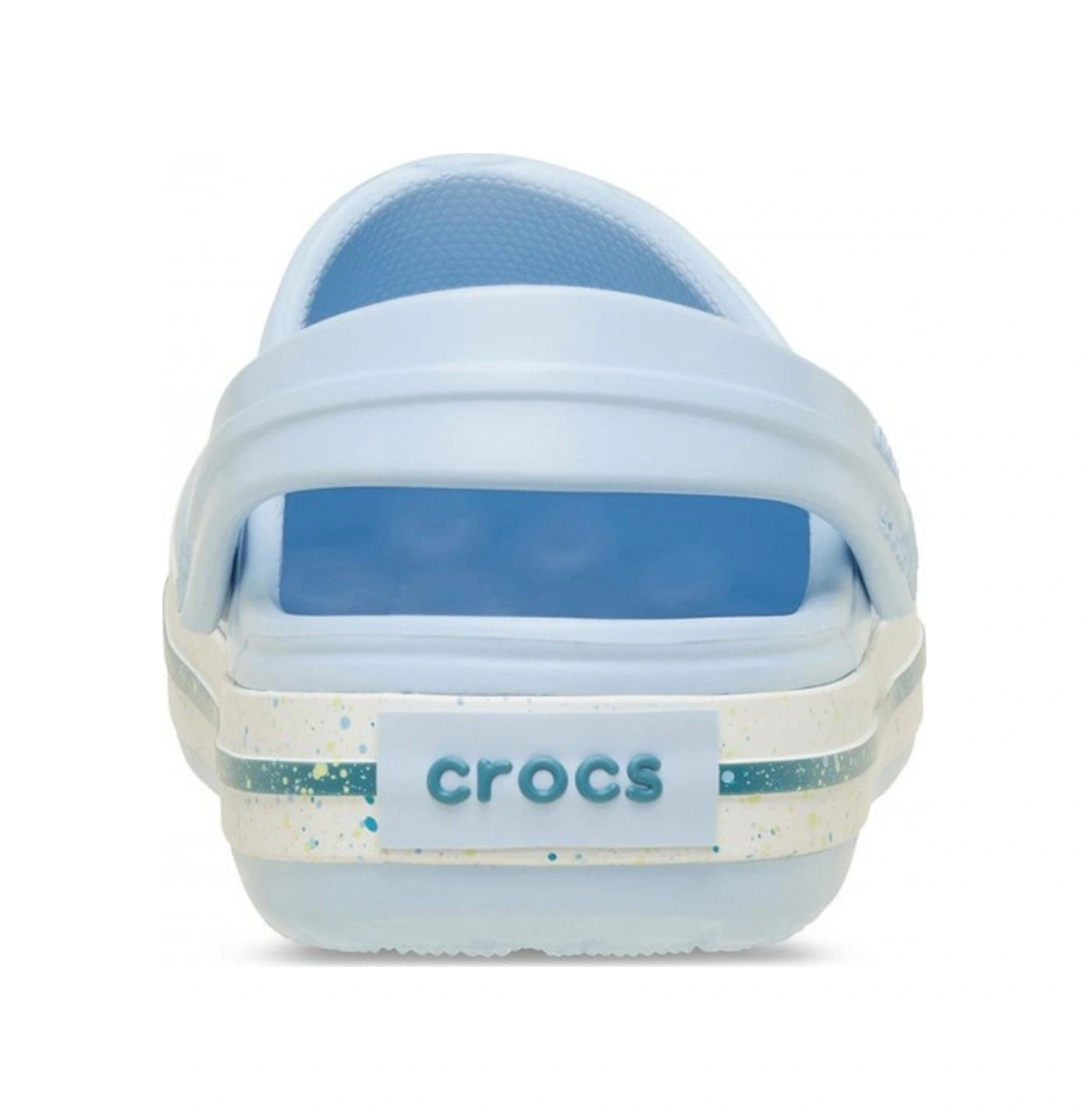 Crocband Clog K Benekli Bantlı Mavi Çocuk Terlik-10871 Mavi