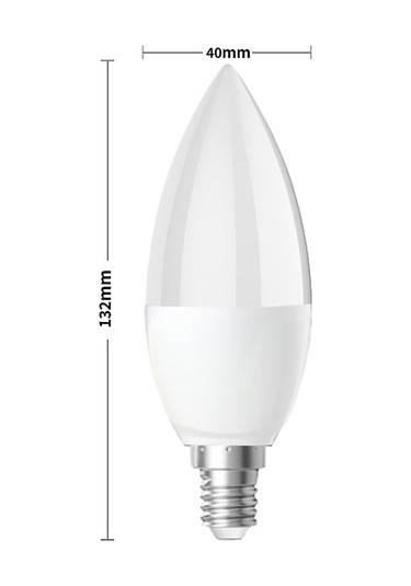 Singree E14 Akıllı Mum Ampul: 5w Rgb+ww+cw, Tuya Ve Google Home İle Uyumlu, Ses Ve Uzaktan Kontrol, Led Dimmer